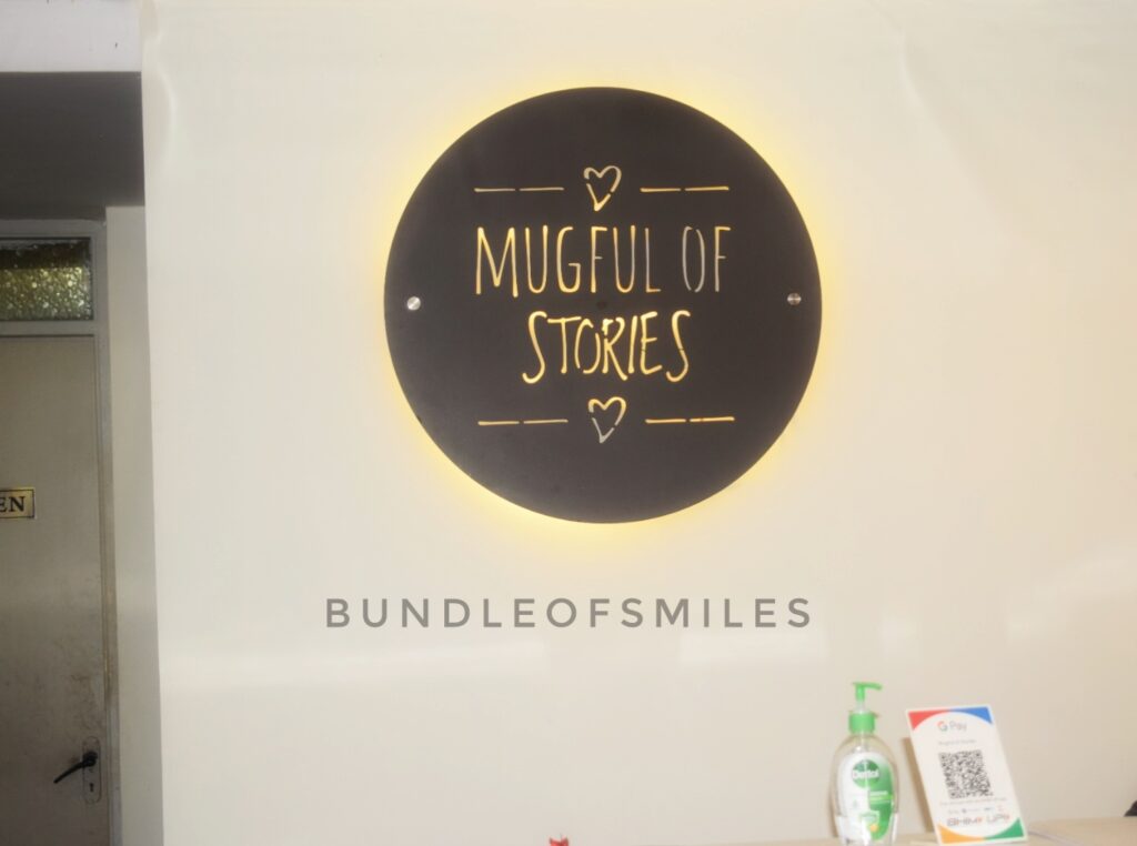 Cute logo of MUGFUL OF STORIES